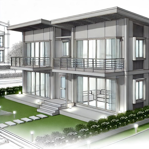 Trabzon Çift Katlı Dubleks Prefabrik Ev